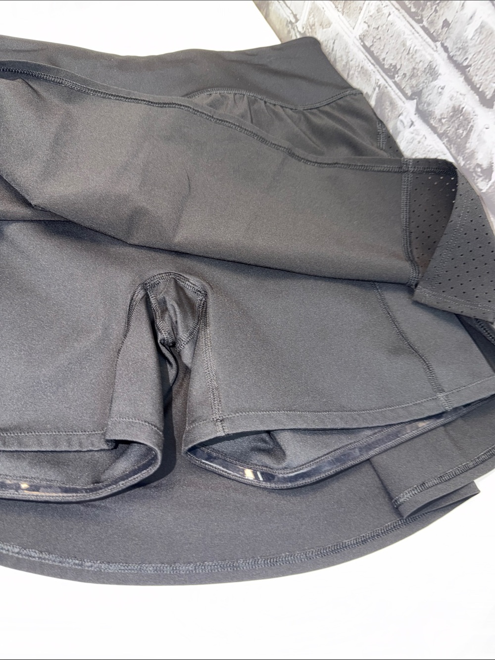 SPANX Black High-Waist‎ Active skorts - Picture 4 of 7
